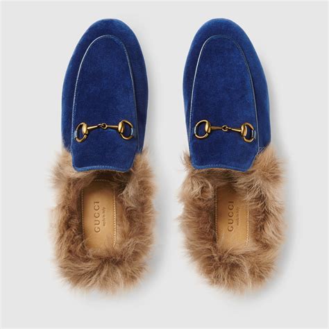 gucci velvet princetown loafers|gucci princetown striped slippers.